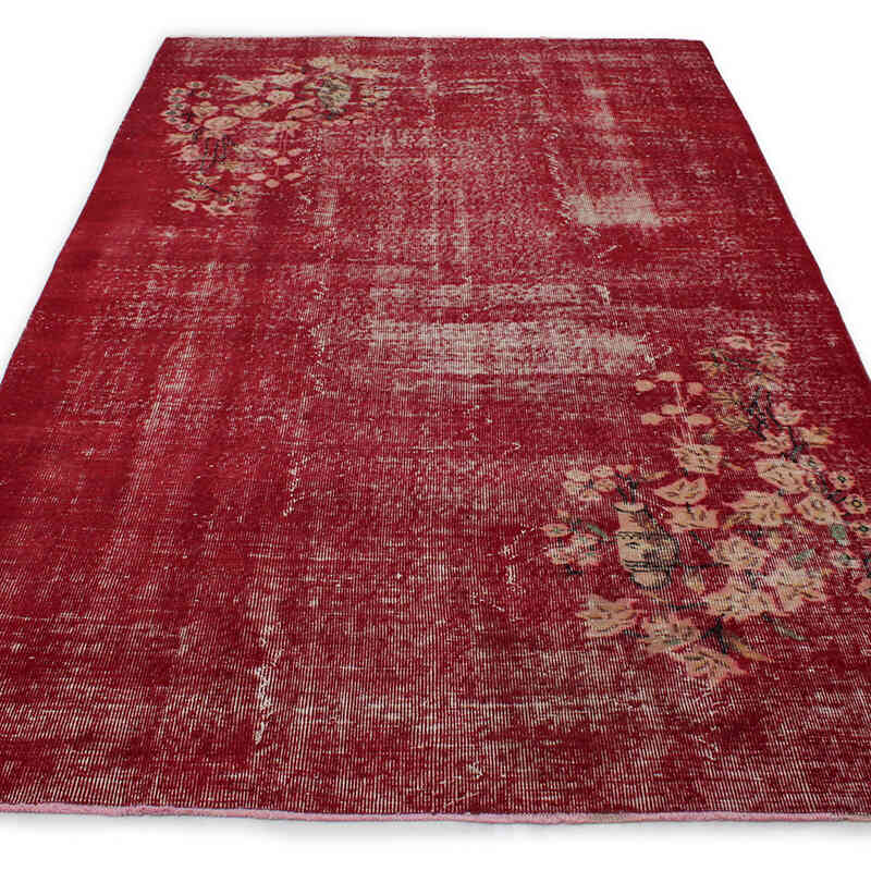 El Dokuma Vintage Halı - 160 cm x 260 cm - K0076666