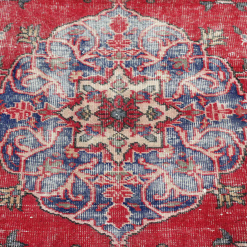 El Dokuma Vintage Halı - 145 cm x 268 cm - K0076668