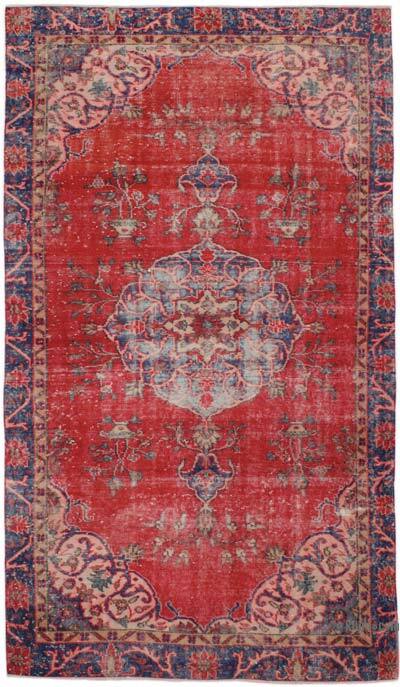 El Dokuma Vintage Halı - 145 cm x 268 cm