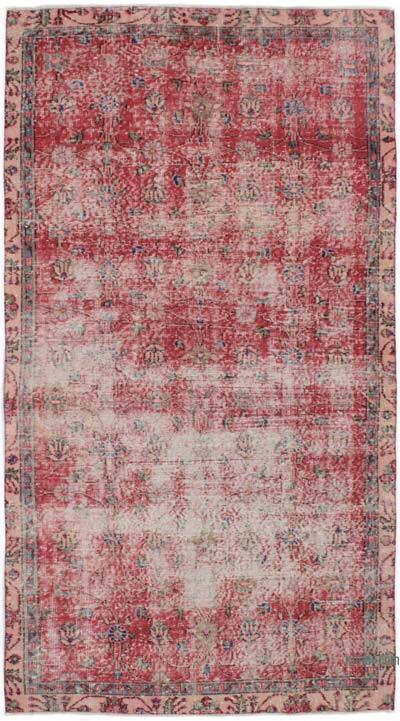 Vintage Turkish Hand-Knotted Rug - 4' 4" x 8' 3" (52" x 99")