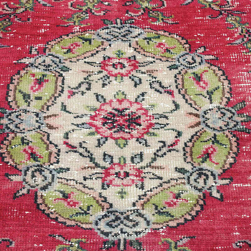 Vintage Turkish Hand-Knotted Rug - 4' 7" x 8' 8" (55" x 104") - K0076670