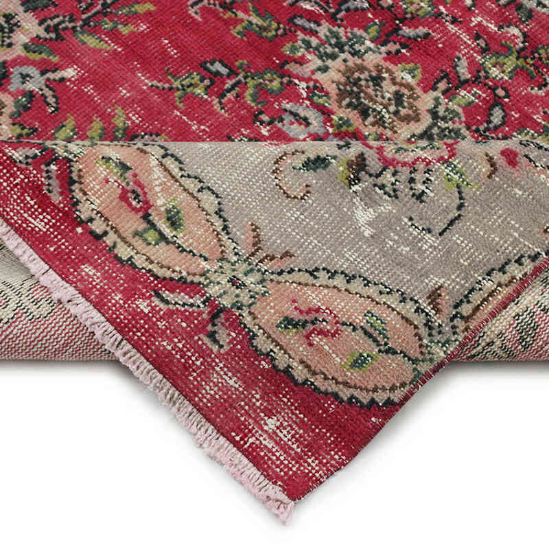 Vintage Turkish Hand-Knotted Rug - 4' 7" x 8' 8" (55" x 104") - K0076670
