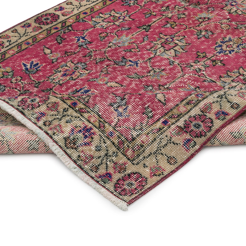 Vintage Turkish Hand-Knotted Rug - 3' 5" x 6' 4" (41" x 76") - K0076671