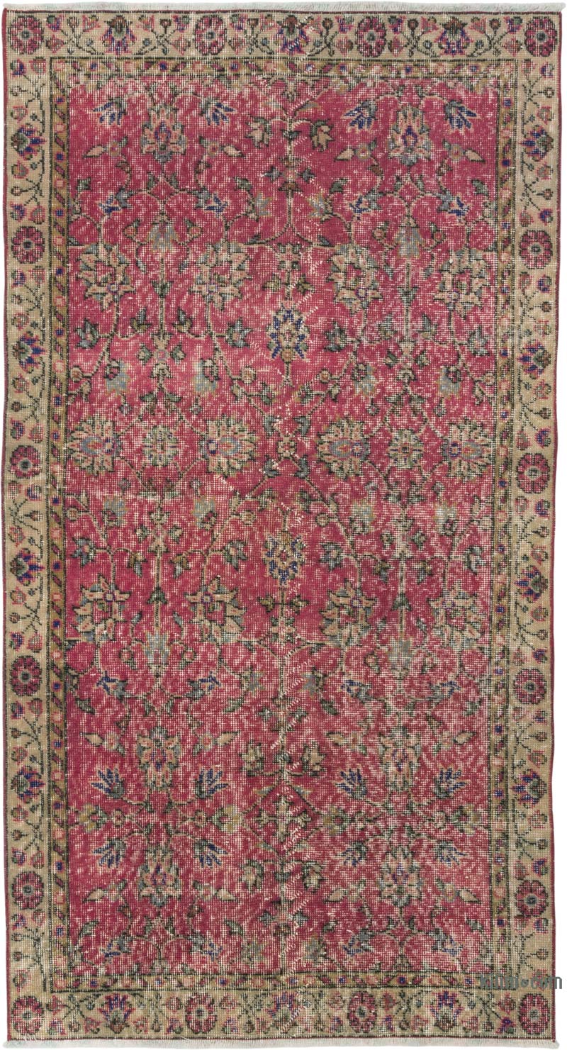 Vintage Turkish Hand-Knotted Rug - 3' 5" x 6' 4" (41" x 76") - K0076671