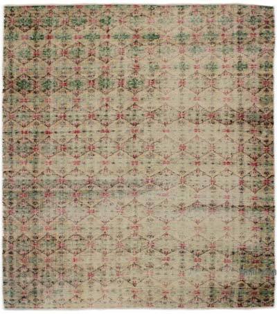 Vintage Turkish Hand-Knotted Rug - 6'  x 6' 7" (72" x 79")