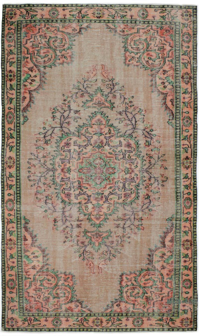 Alfombra Vintage Turca Anudada a Mano - 165 cm x 290 cm - K0076678