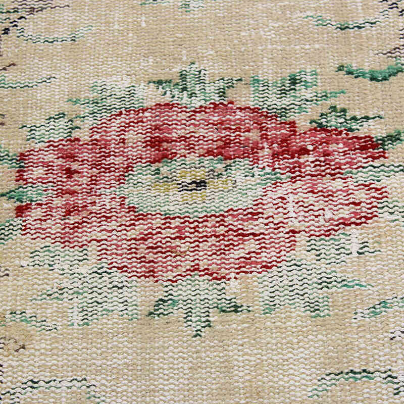 Vintage Turkish Hand-Knotted Rug - 6' 1" x 9' 4" (73" x 112") - K0076679