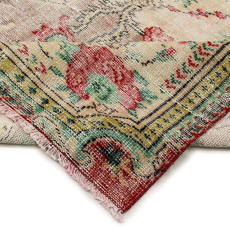 Vintage Turkish Hand-Knotted Rug - 6' 1" x 9' 4" (73" x 112") - K0076679