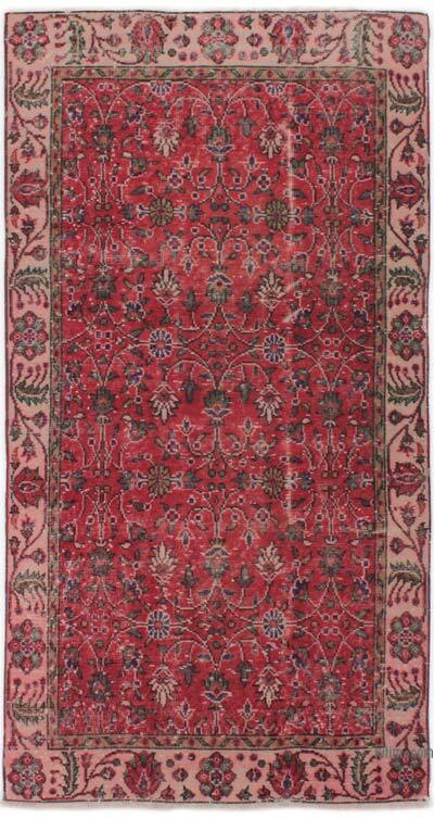 El Dokuma Vintage Halı - 104 cm x 198 cm