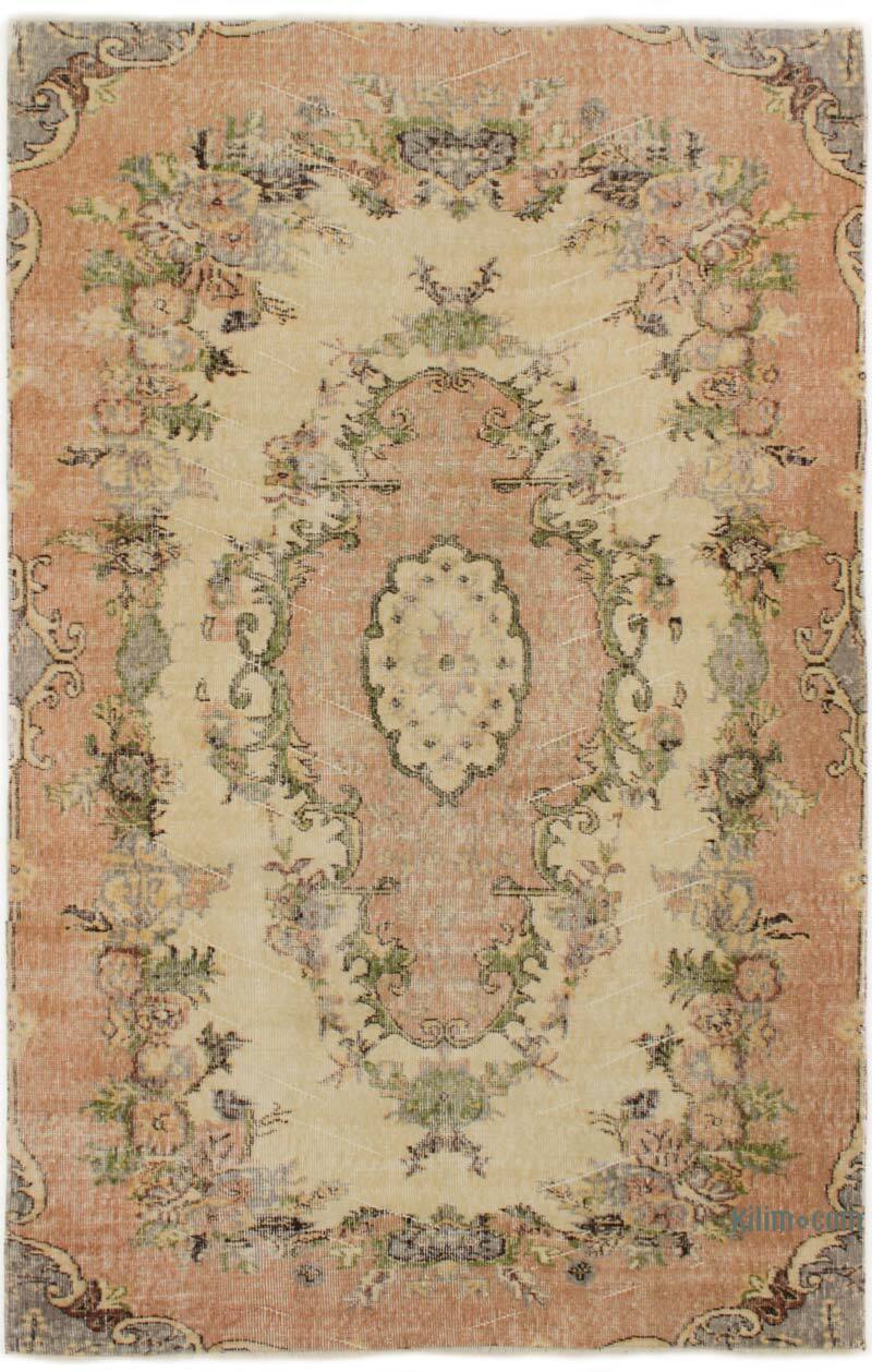 El Dokuma Vintage Halı - 141 cm x 234 cm - K0076686