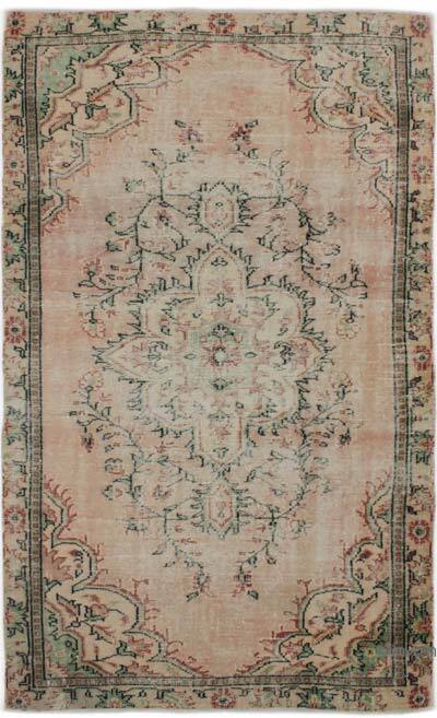 Alfombra Vintage Turca Anudada a Mano - 155 cm x 266 cm