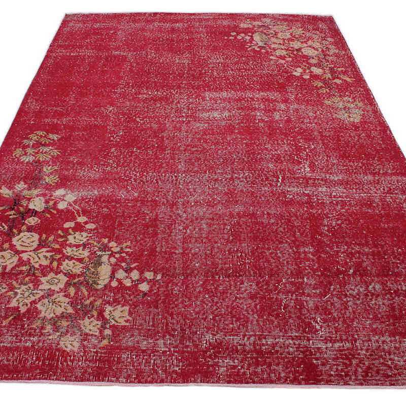 Vintage Turkish Hand-Knotted Rug - 6' 4" x 9' 7" (76" x 115") - K0076693