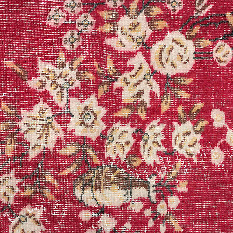 Vintage Turkish Hand-Knotted Rug - 6' 4" x 9' 7" (76" x 115") - K0076693