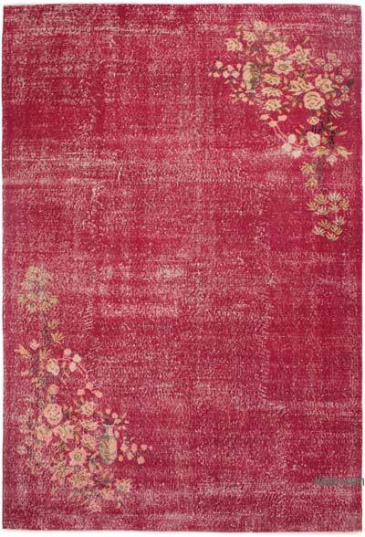El Dokuma Vintage Halı - 194 cm x 292 cm