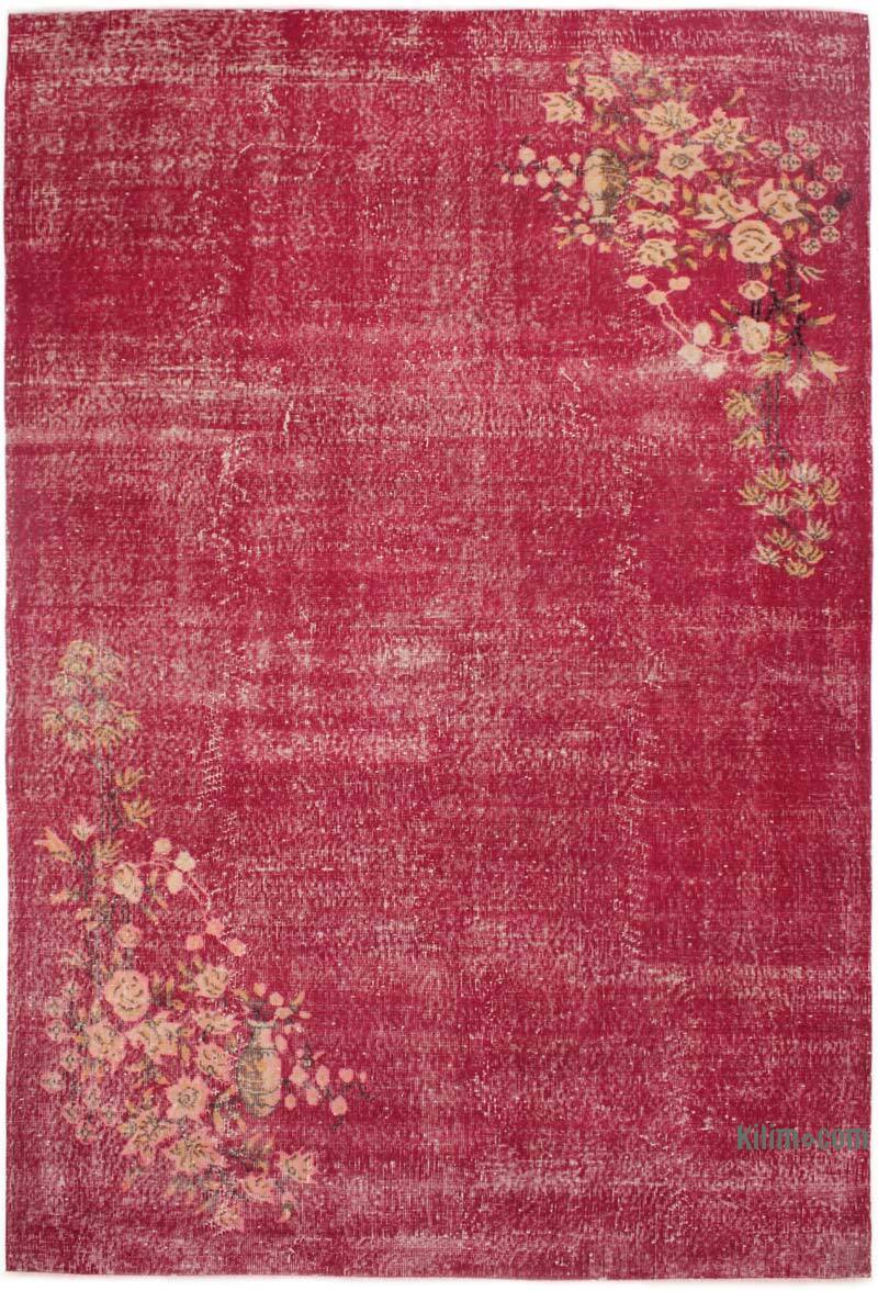 Vintage Turkish Hand-Knotted Rug - 6' 4" x 9' 7" (76" x 115") - K0076693