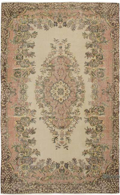 El Dokuma Vintage Halı - 161 cm x 272 cm
