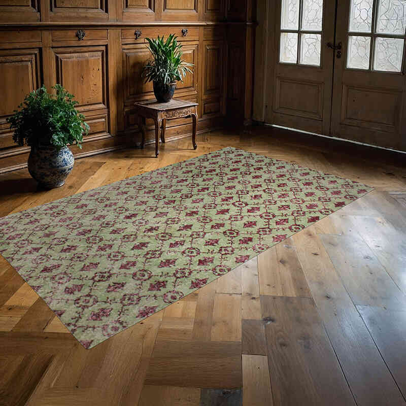 El Dokuma Vintage Halı - 137 cm x 247 cm - K0076699