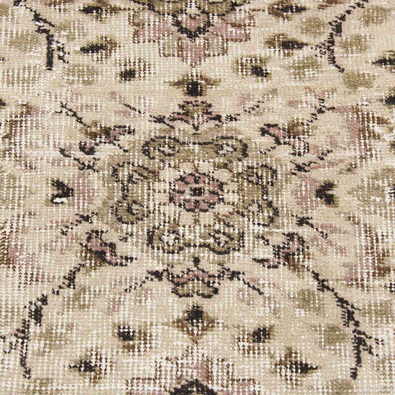 Alfombra Vintage Turca Anudada a Mano - 137 cm x 243 cm - K0076700