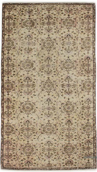 Vintage Turkish Hand-Knotted Rug - 4' 6" x 8'  (54" x 96")