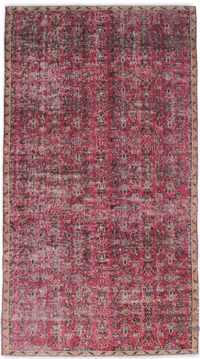 Alfombra Vintage Turca Anudada a Mano - 127 cm x 232 cm