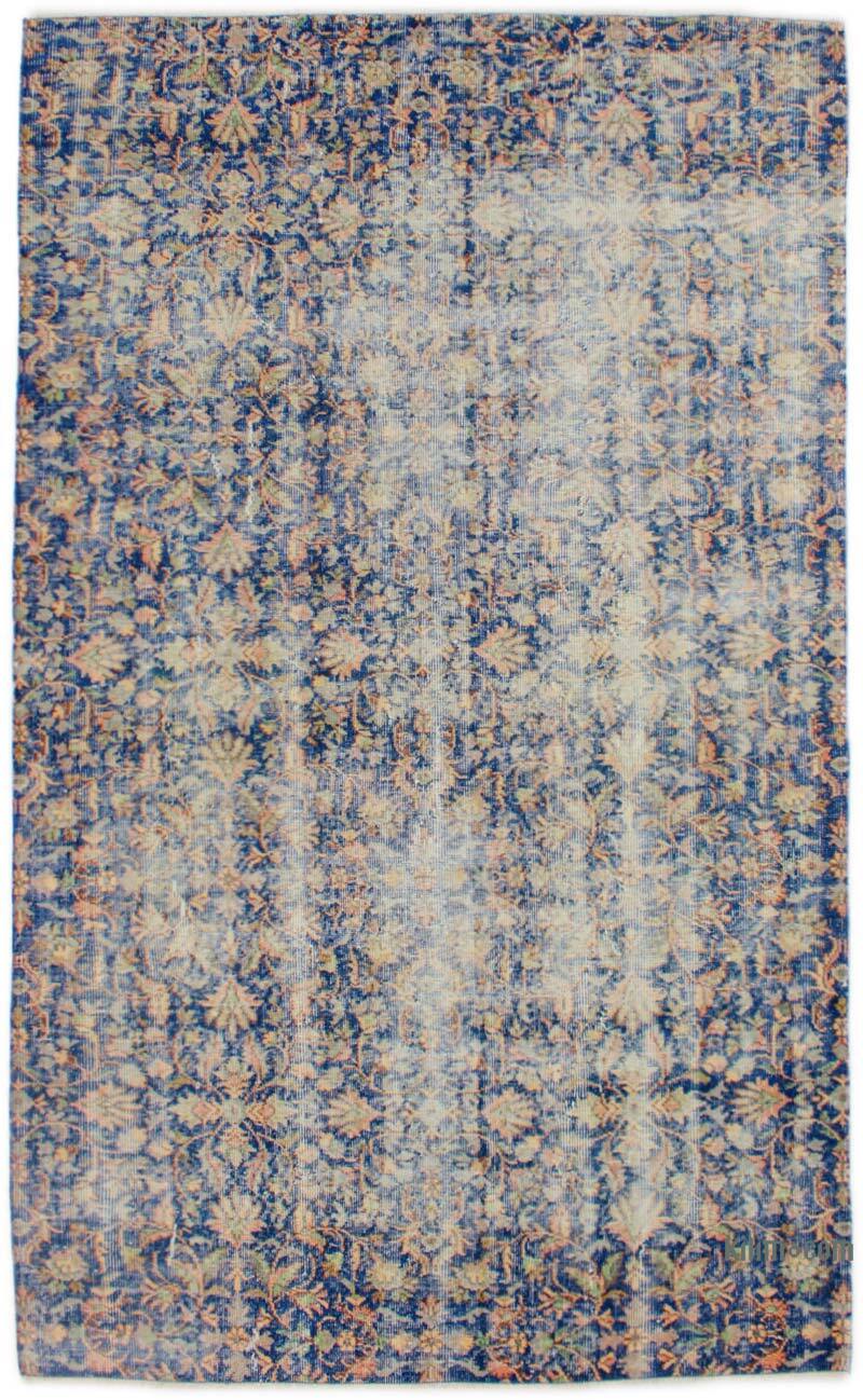 Vintage Turkish Hand-Knotted Rug - 4' 11" x 8' 3" (59" x 99") - K0076705