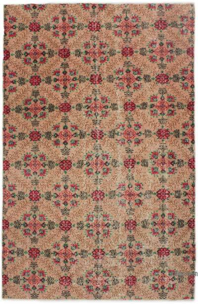 Vintage Turkish Hand-Knotted Rug - 4' 11" x 7' 8" (59" x 92")