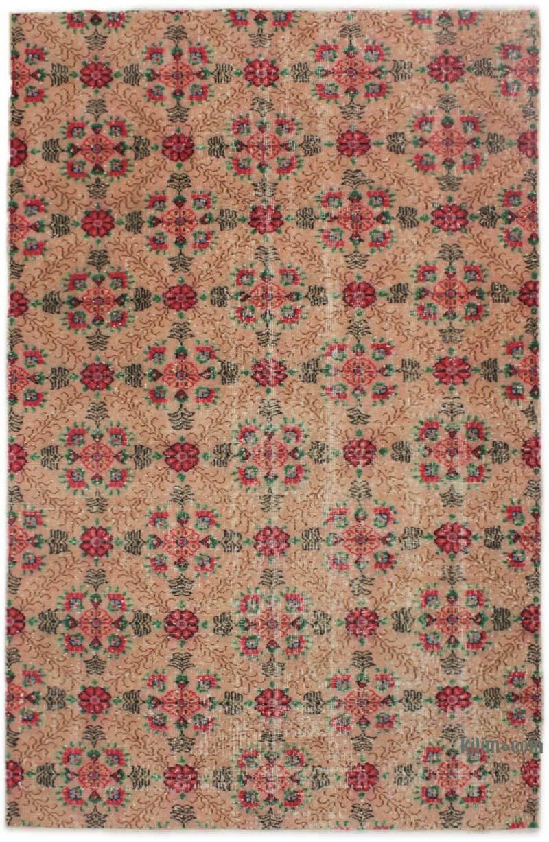 Alfombra Vintage Turca Anudada a Mano - 150 cm x 233 cm - K0076707