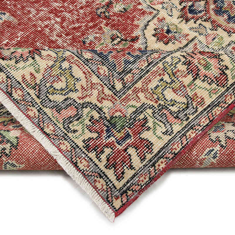 Vintage Turkish Hand-Knotted Rug - 4' 2" x 7' 8" (50" x 92") - K0076708