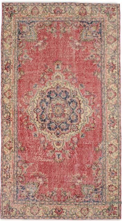 Vintage Turkish Hand-Knotted Rug - 4' 2" x 7' 8" (50" x 92")