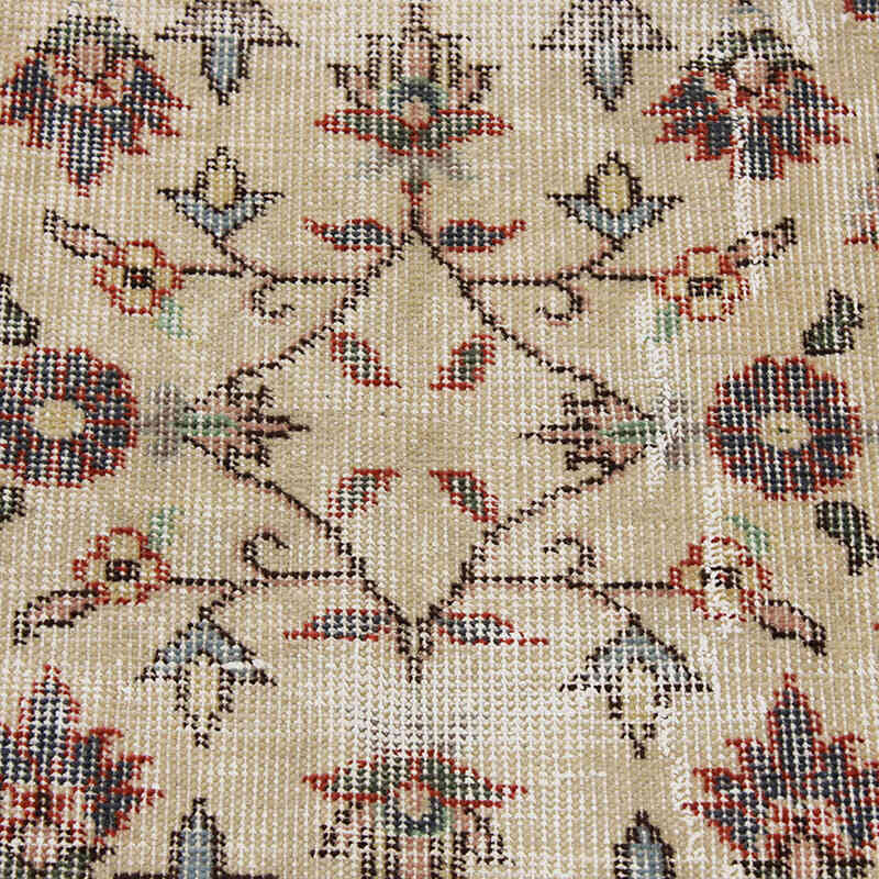 Vintage Turkish Hand-Knotted Rug - 4' 7" x 8' 2" (55" x 98") - K0076709