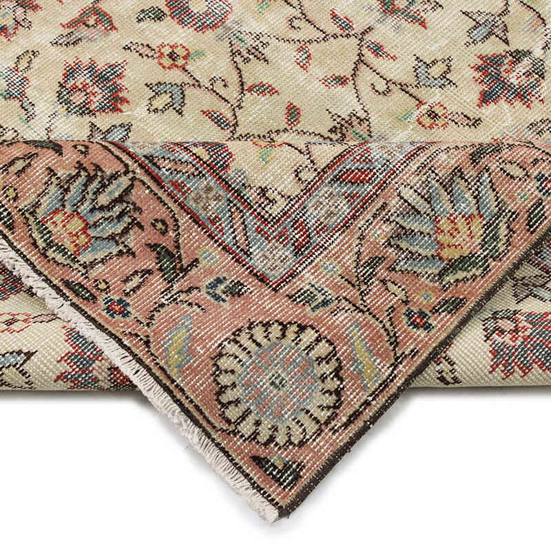 Vintage Turkish Hand-Knotted Rug - 4' 7" x 8' 2" (55" x 98") - K0076709
