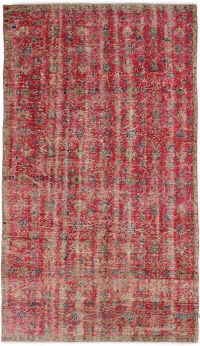 Vintage Turkish Hand-Knotted Rug - 4' 2" x 7' 7" (50" x 91")