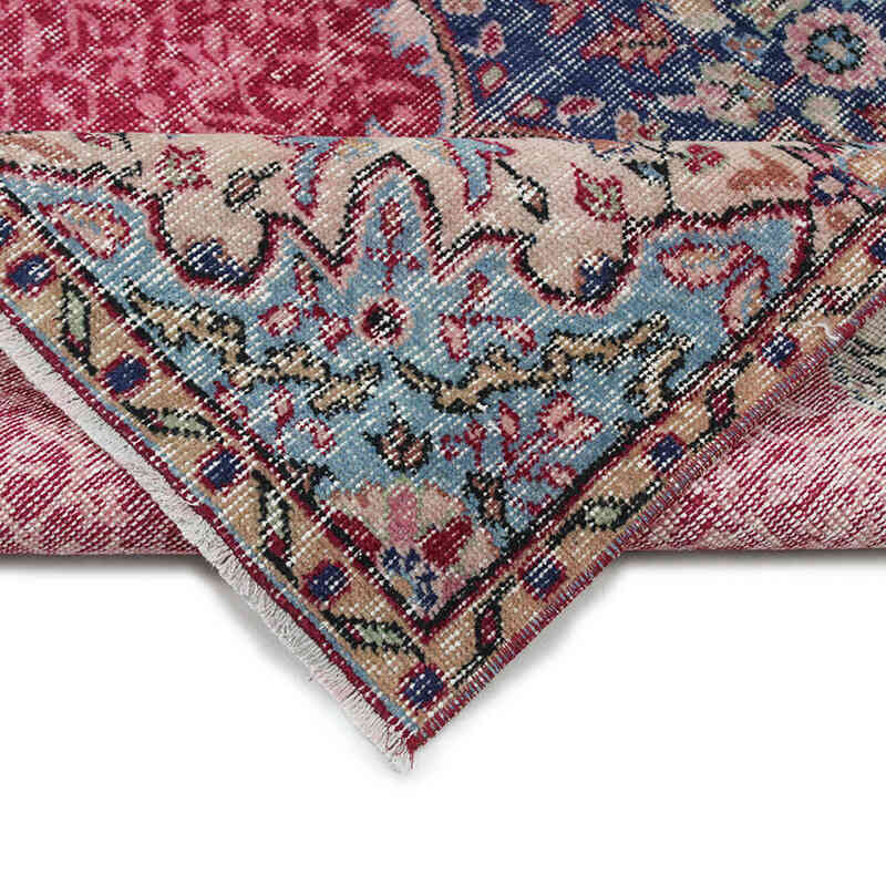 Alfombra Vintage Turca Anudada a Mano - 137 cm x 242 cm - K0076712
