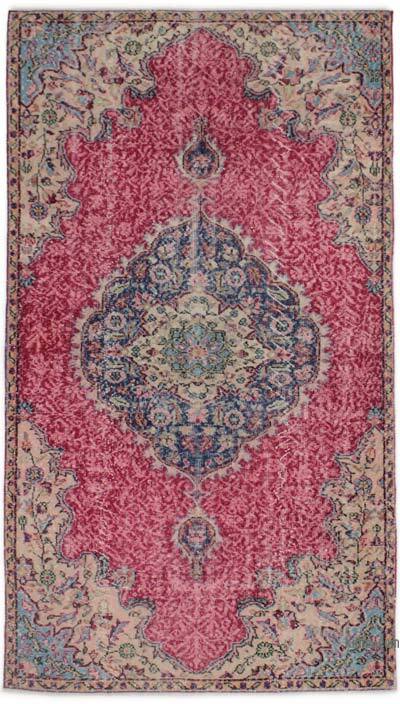 Vintage Turkish Hand-Knotted Rug - 4' 6" x 7' 11" (54" x 95")