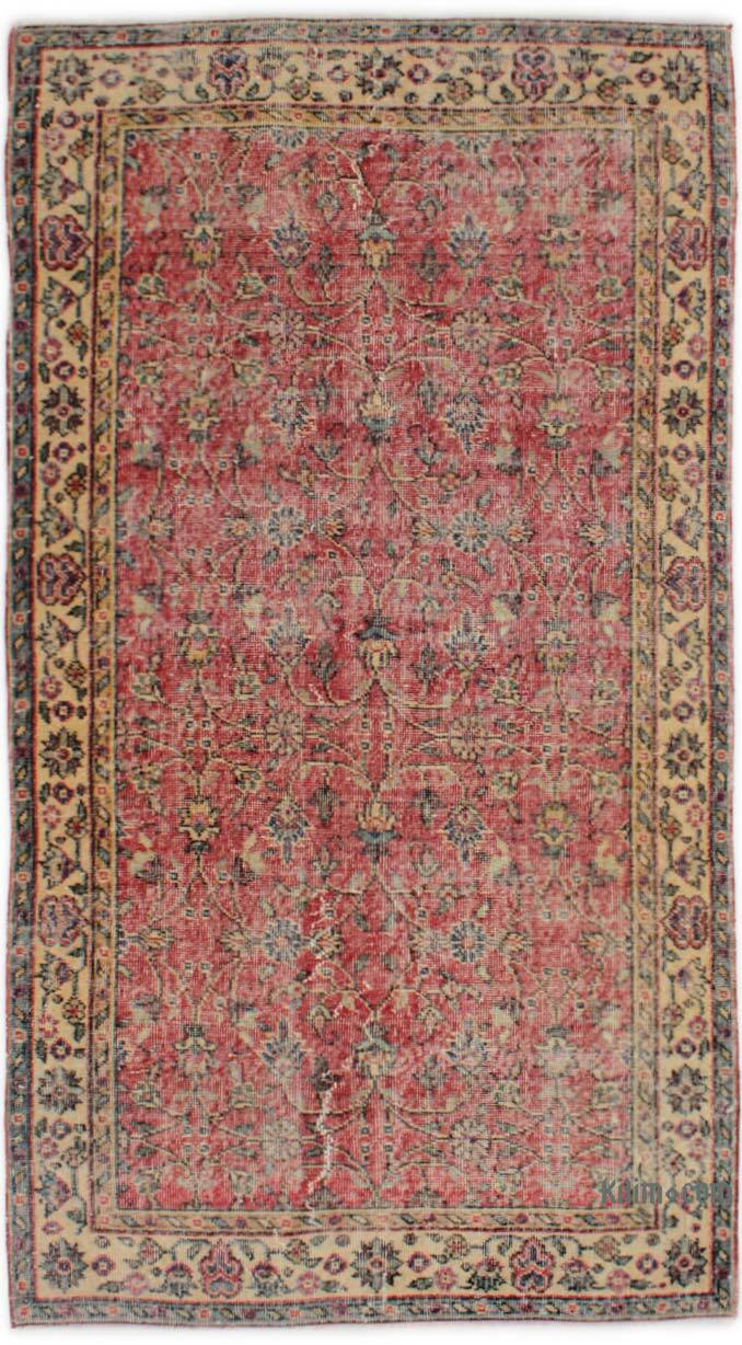 Vintage Turkish Hand-Knotted Rug - 3' 7" x 6' 9" (43" x 81") - K0076713