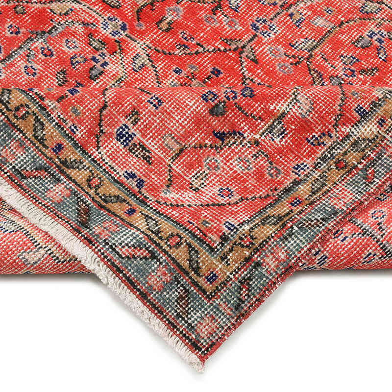 Alfombra Vintage Turca Anudada a Mano - 165 cm x 226 cm - K0076714