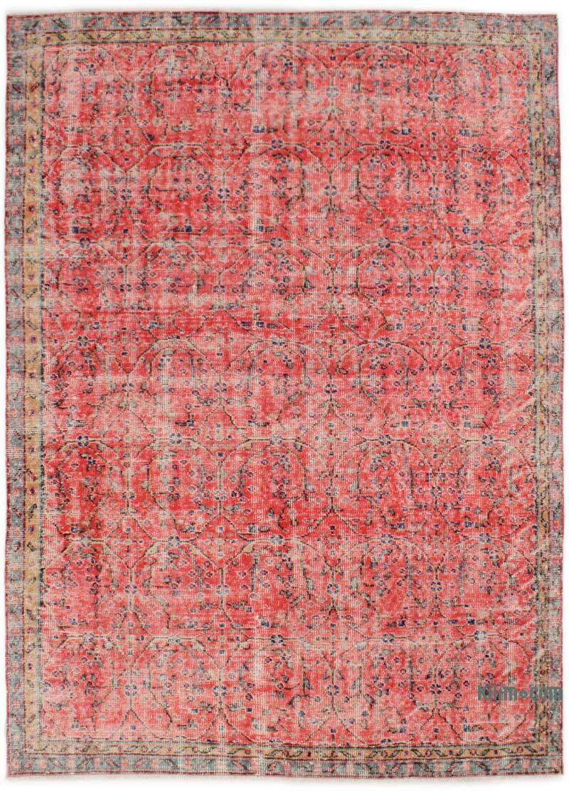 Alfombra Vintage Turca Anudada a Mano - 165 cm x 226 cm - K0076714