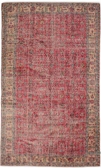 Vintage Turkish Hand-Knotted Rug - 5' 5" x 9' 2" (65" x 110")