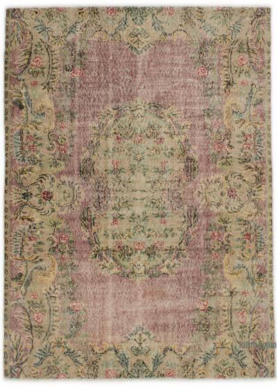 Vintage Turkish Hand-Knotted Rug - 5' 2" x 7' 3" (62" x 87")