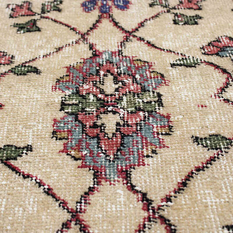 El Dokuma Vintage Halı - 132 cm x 220 cm - K0076718