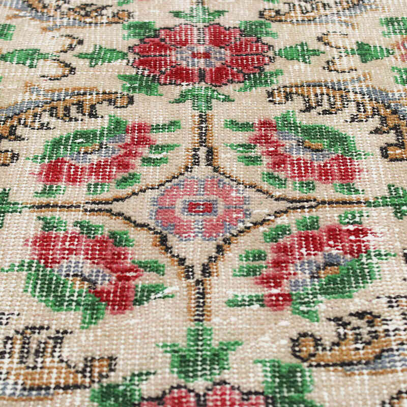 Alfombra Vintage Turca Anudada a Mano - 166 cm x 232 cm - K0076719