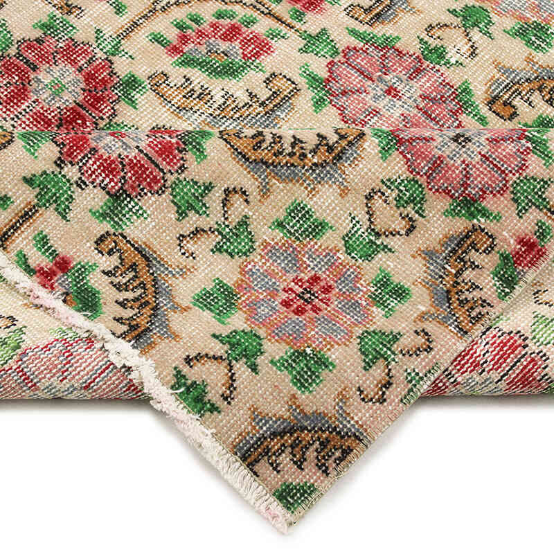 Alfombra Vintage Turca Anudada a Mano - 166 cm x 232 cm - K0076719