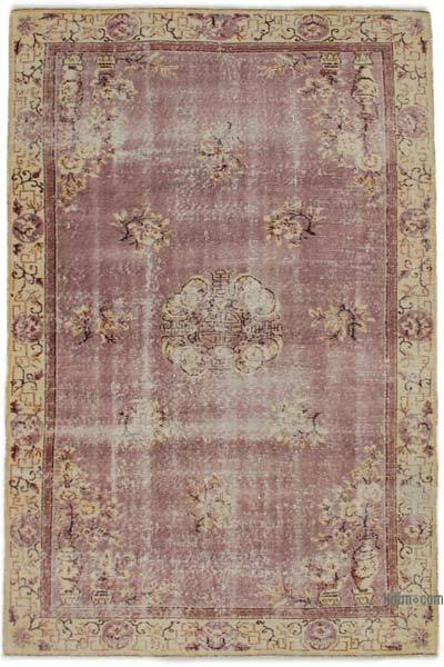 El Dokuma Vintage Halı - 158 cm x 242 cm
