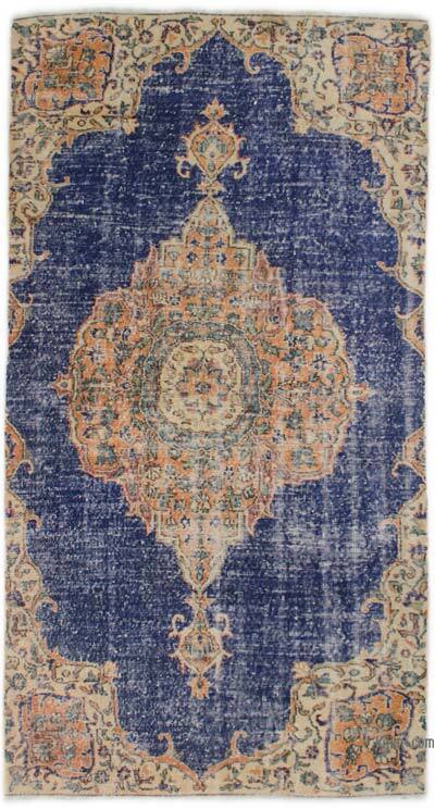 Alfombra Vintage Turca Anudada a Mano - 140 cm x 260 cm