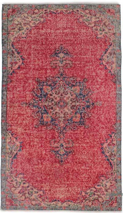 Vintage Turkish Hand-Knotted Rug - 4' 1" x 7' 2" (49" x 86")