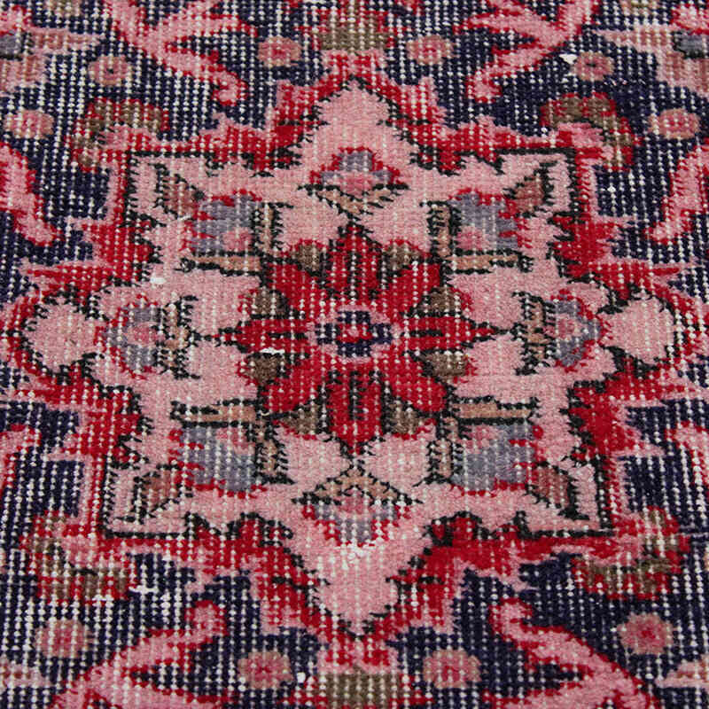 Alfombra Vintage Turca Anudada a Mano - 132 cm x 226 cm - K0076726