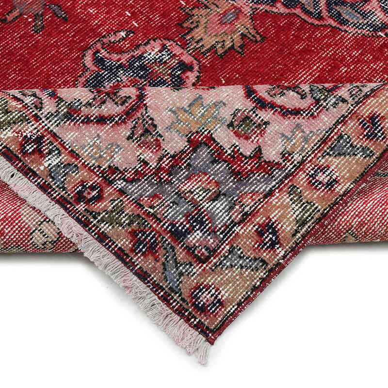 Alfombra Vintage Turca Anudada a Mano - 132 cm x 226 cm - K0076726