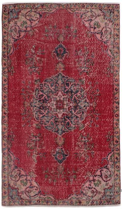 Vintage Turkish Hand-Knotted Rug - 4' 4" x 7' 5" (52" x 89")