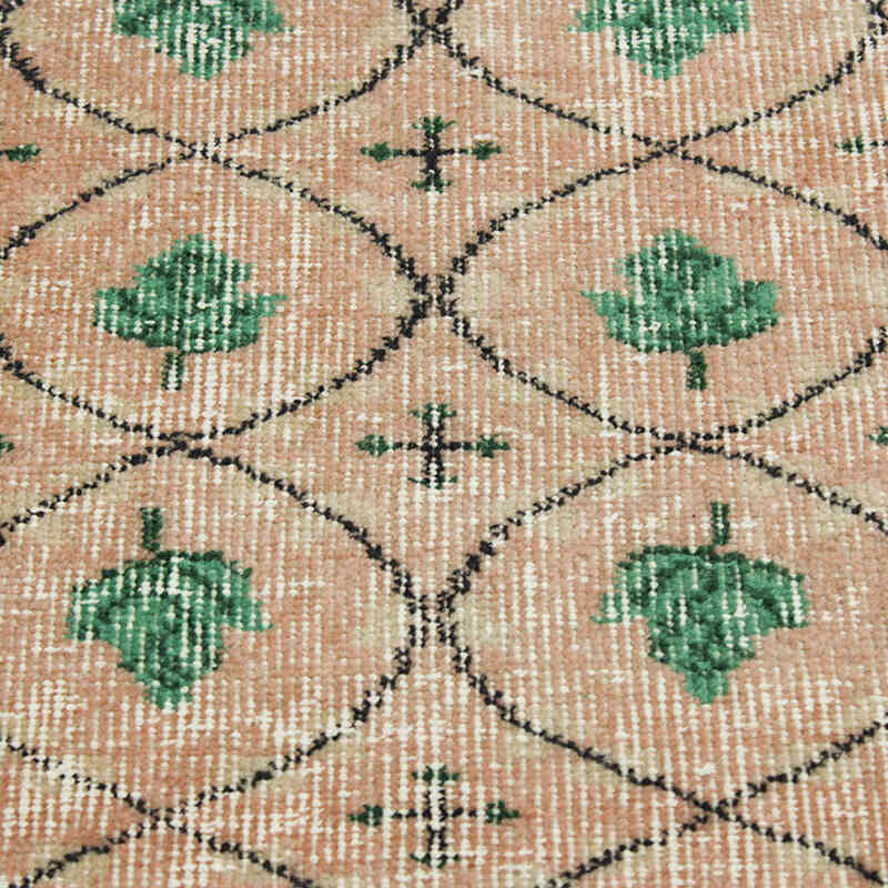 Alfombra Vintage Turca Anudada a Mano - 140 cm x 242 cm - K0076727