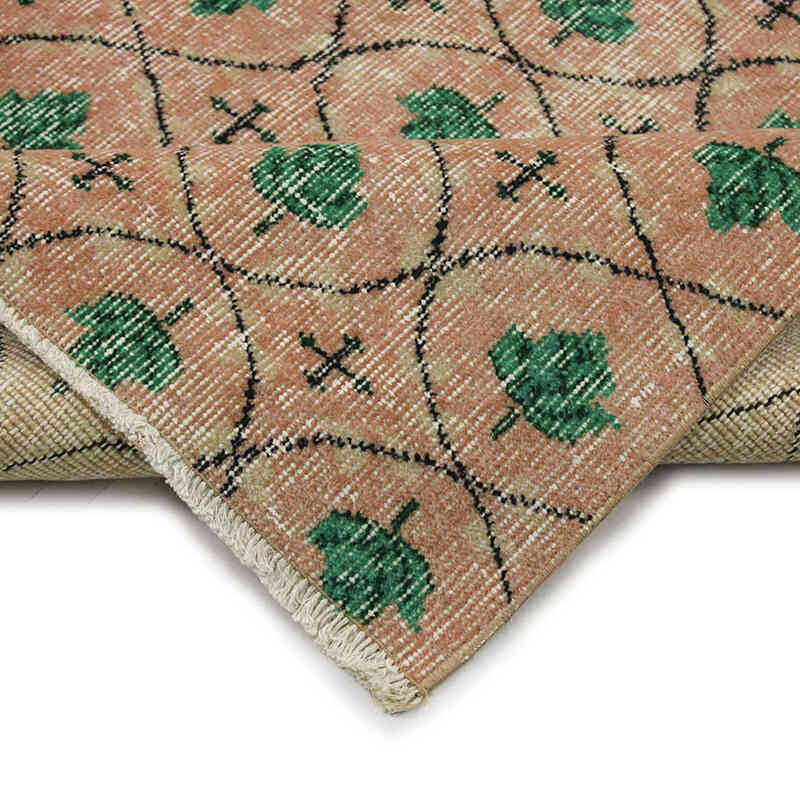 Alfombra Vintage Turca Anudada a Mano - 140 cm x 242 cm - K0076727